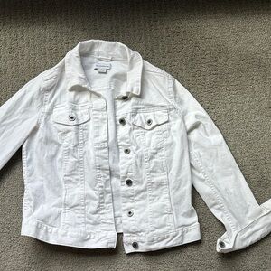 Liz Claiborne White Jean Jacket